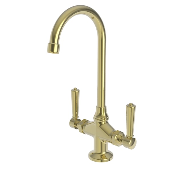 Newport Brass Prep/Bar Faucet in Polished Brass Uncoated (Living) 1208-03N - main